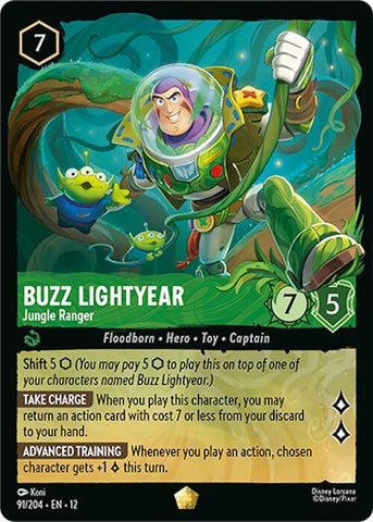 Buzz Lightyear - Jungle Ranger (Wilds Unknown)(12-91/204)(L)