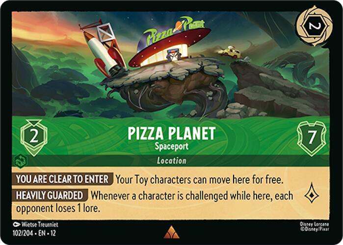 Pizza Planet - Spaceport  [Cold Foil] (Wilds Unknown)(12-102/204)(R)