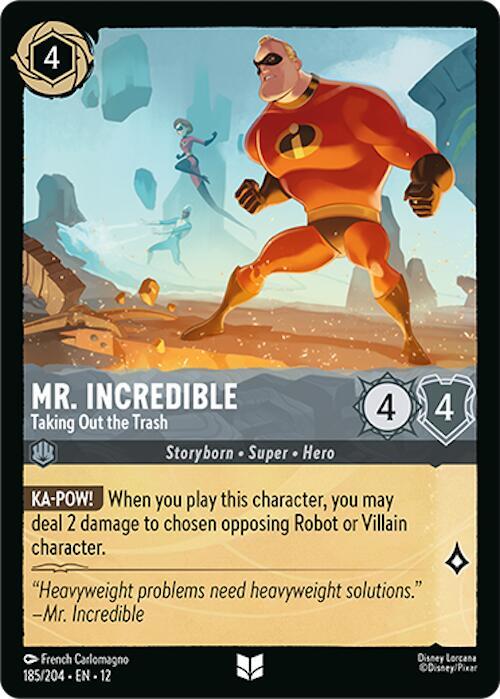 Mr. Incredible - Taking Out the Trash (Wilds Unknown)(12-185/204)(UN)