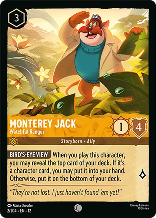Monterey Jack - Watchful Ranger  [Cold Foil] (Wilds Unknown)(12-2/204)(C)