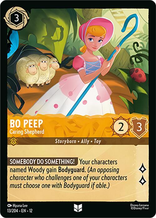 Bo Peep - Caring Shepherd  [Cold Foil] (Wilds Unknown)(12-13/204)(UN)