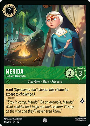 Merida - Defiant Daughter  [Cold Foil] (Wilds Unknown)(12-69/204)(C)