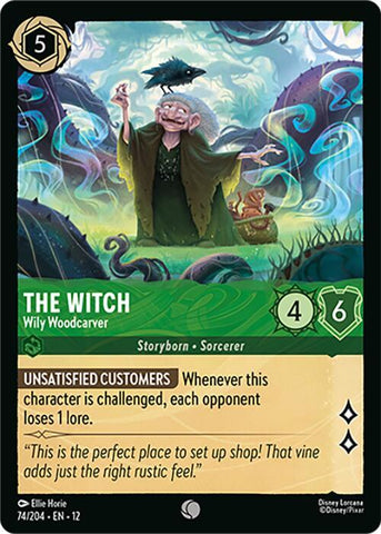 The Witch - Wily Woodcarver (Wilds Unknown)(12-74/204)(C)