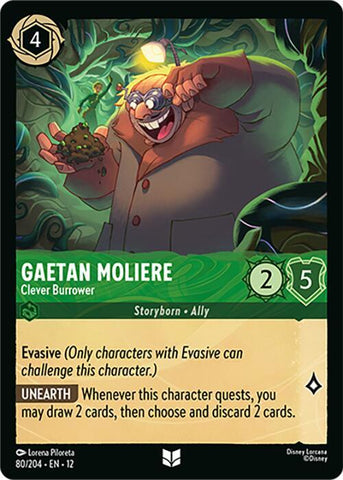Gaetan Moliere - Clever Burrower  [Cold Foil] (Wilds Unknown)(12-80/204)(UN)