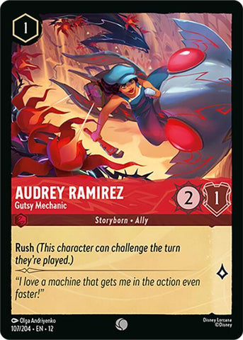 Audrey Ramirez - Gutsy Mechanic  [Cold Foil] (Wilds Unknown)(12-107/204)(C)