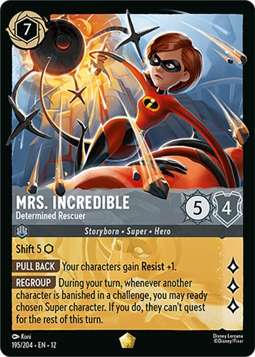 Mrs. Incredible - Determined Rescuer  [Cold Foil] (Wilds Unknown)(12-195/204)(L)