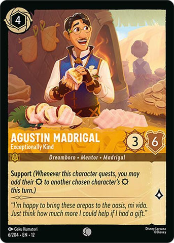 Agustin Madrigal - Exceptionally Kind  [Cold Foil] (Wilds Unknown)(12-6/204)(C)
