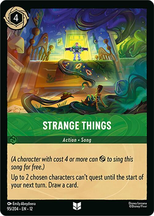 Strange Things  [Cold Foil] (Wilds Unknown)(12-95/204)(UN)