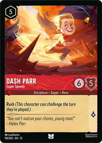 Dash Parr - Super Speedy (Wilds Unknown)(12-118/204)(UN)