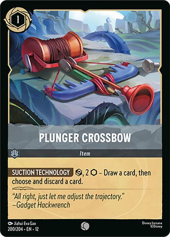 Plunger Crossbow  [Cold Foil] (Wilds Unknown)(12-200/204)(C)