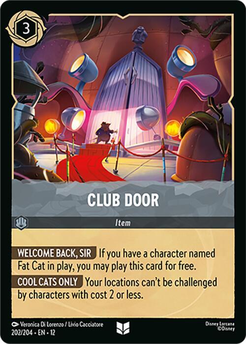 Club Door  [Cold Foil] (Wilds Unknown)(12-202/204)(UN)