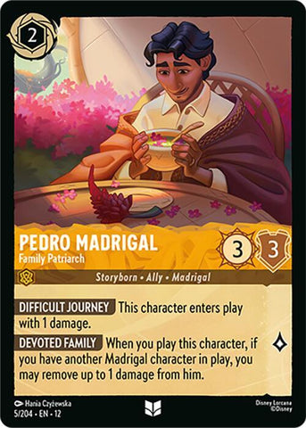 Pedro Madrigal - Family Patriarch  [Cold Foil] (Wilds Unknown)(12-5/204)(UN)