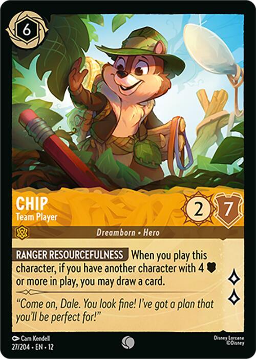 Chip - Team Player (Wilds Unknown)(12-27/204)(C)