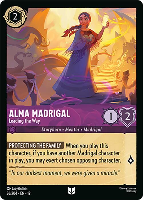 Alma Madrigal - Leading the Way  [Cold Foil] (Wilds Unknown)(12-36/204)(UN)