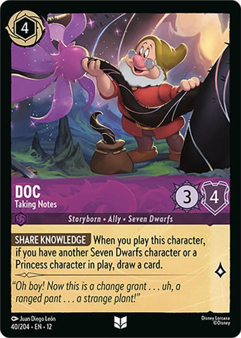 Doc - Taking Notes (Wilds Unknown)(12-40/204)(UN)