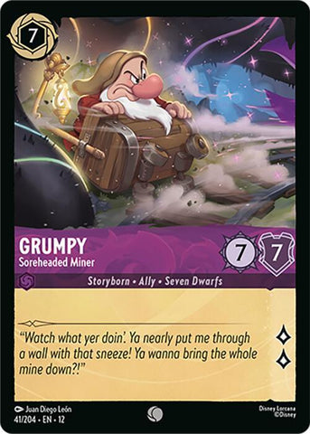 Grumpy - Soreheaded Miner (Wilds Unknown)(12-41/204)(C)