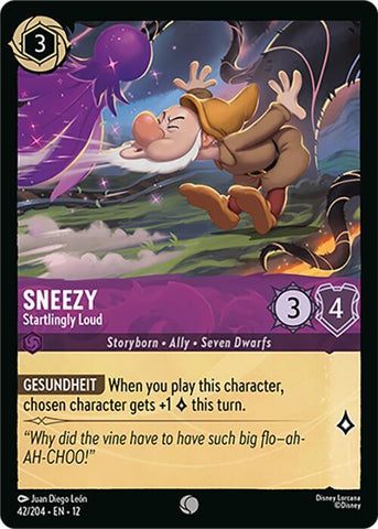 Sneezy - Startlingly Loud (Wilds Unknown)(12-42/204)(C)