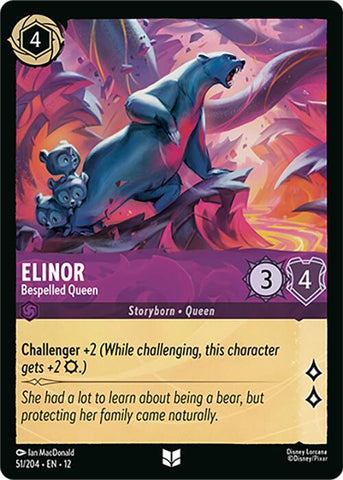 Elinor - Bespelled Queen  [Cold Foil] (Wilds Unknown)(12-51/204)(UN)
