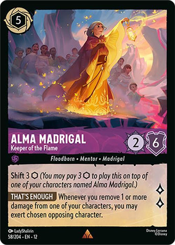 Alma Madrigal - Keeper of the Flame  [Cold Foil] (Wilds Unknown)(12-58/204)(R)