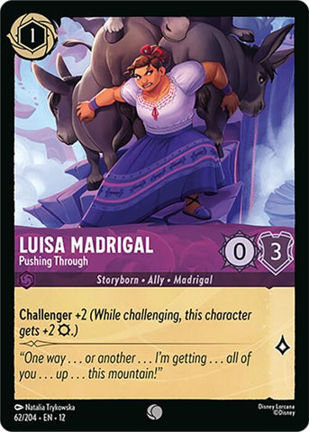 Luisa Madrigal - Pushing Through  [Cold Foil] (Wilds Unknown)(12-62/204)(C)