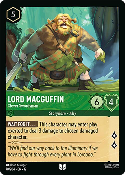 Lord MacGuffin - Clever Swordsman (Wilds Unknown)(12-78/204)(UN)