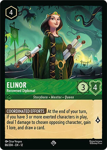 Elinor - Renowned Diplomat (Wilds Unknown)(12-86/204)(SR)