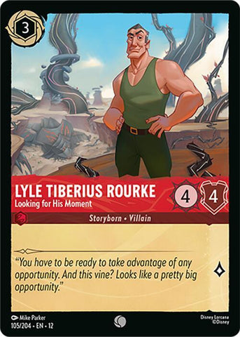 Lyle Tiberius Rourke - Looking for His Moment  [Cold Foil] (Wilds Unknown)(12-105/204)(C)