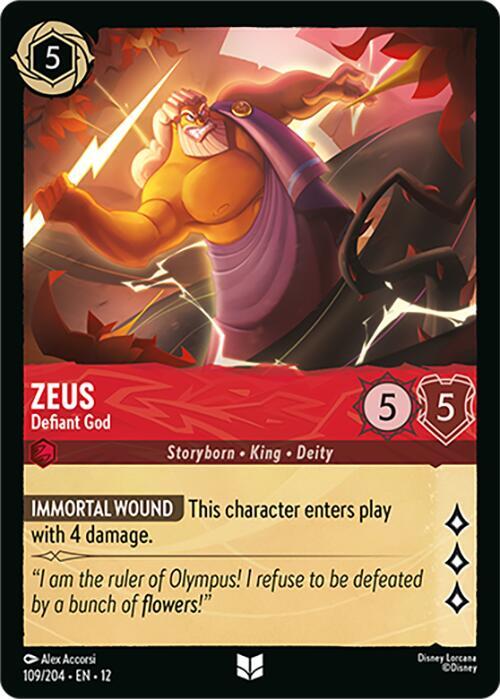 Zeus - Defiant God (Wilds Unknown)(12-109/204)(UN)