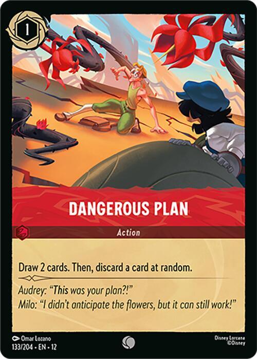 Dangerous Plan  [Cold Foil] (Wilds Unknown)(12-133/204)(C)