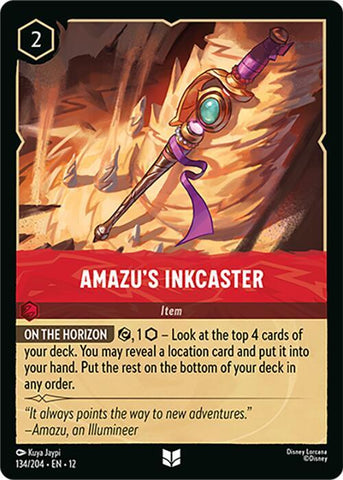 Amazu's Inkcaster  [Cold Foil] (Wilds Unknown)(12-134/204)(UN)