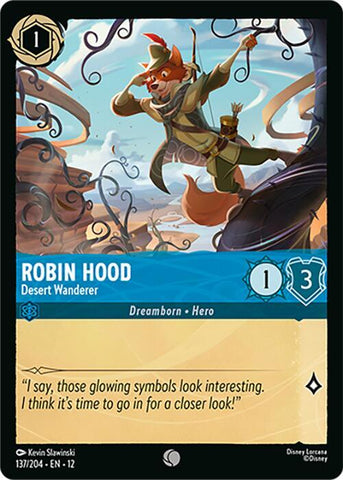 Robin Hood - Desert Wanderer  [Cold Foil] (Wilds Unknown)(12-137/204)(C)