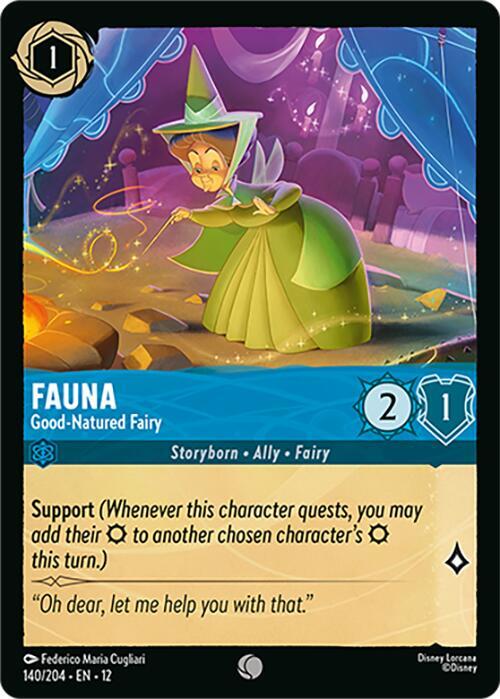 Fauna - Good-Natured Fairy (Wilds Unknown)(12-140/204)(C)