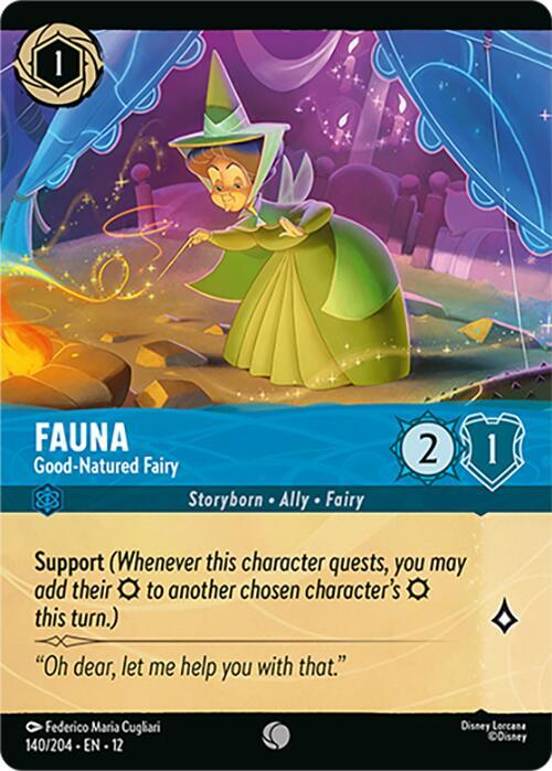 Fauna - Good-Natured Fairy (Foil)  [Cold Foil] (Wilds Unknown)(12-140/204)(C)