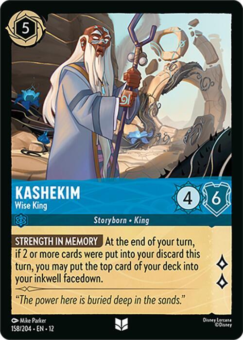 Kashekim - Wise King  [Cold Foil] (Wilds Unknown)(12-158/204)(UN)