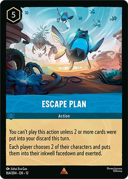 Escape Plan  [Cold Foil] (Wilds Unknown)(12-164/204)(R)