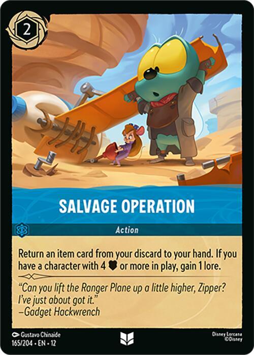 Salvage Operation  [Cold Foil] (Wilds Unknown)(12-165/204)(UN)