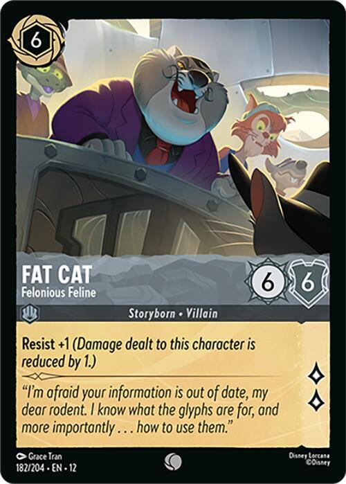 Fat Cat - Felonious Feline (Wilds Unknown)(12-182/204)(C)