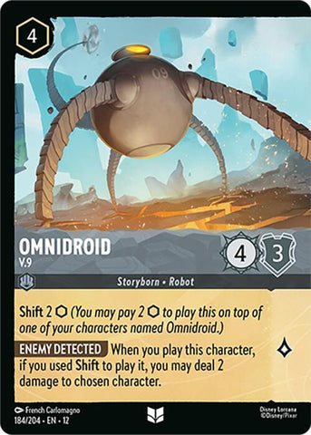 Omnidroid - V.9 (Foil)  [Cold Foil] (Wilds Unknown)(12-184/204)(UN)
