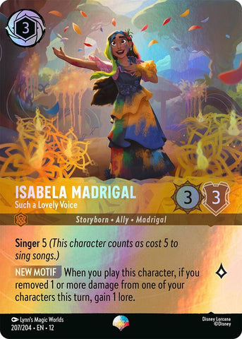 Isabela Madrigal - Such a Lovely Voice (Epic)  [Holofoil] (Wilds Unknown)(12-207/204)(EP)
