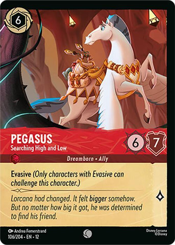 Pegasus - Searching High and Low (Foil)  [Cold Foil] (Wilds Unknown)(12-106/204)(C)