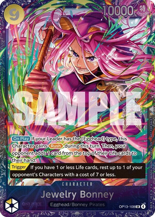 Jewelry Bonney [Treasure Cup May 2026] [Foil] (One Piece Promotion Cards)(OP13-108)(SR)