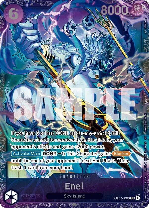 Enel [Treasure Cup May 2026] [Foil] (One Piece Promotion Cards)(OP15-060)(SR)