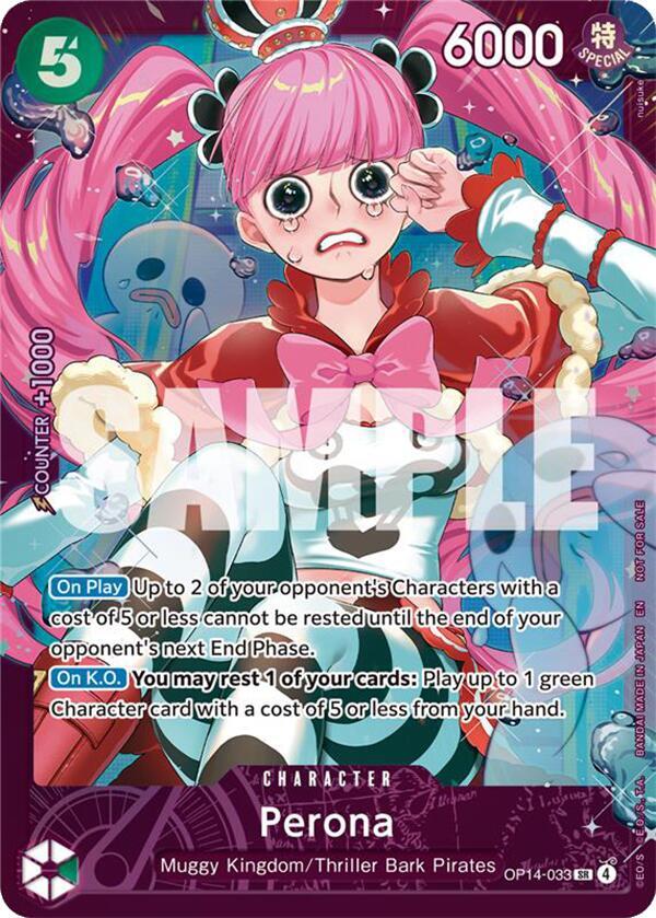Perona [Extra Grand Battle for Stores Spring 2026] [Foil] (One Piece Promotion Cards)(OP14-033)(SR)