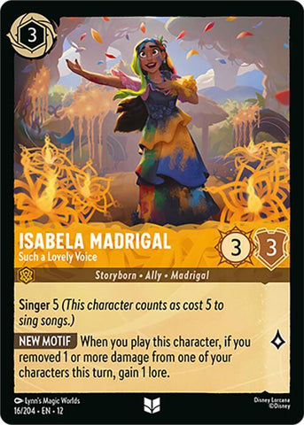 Isabela Madrigal - Such a Lovely Voice (Wilds Unknown)(12-16/204)(UN)