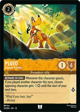 Pluto - Vigilant Traveler  [Cold Foil] (Wilds Unknown)(12-25/204)(UN)