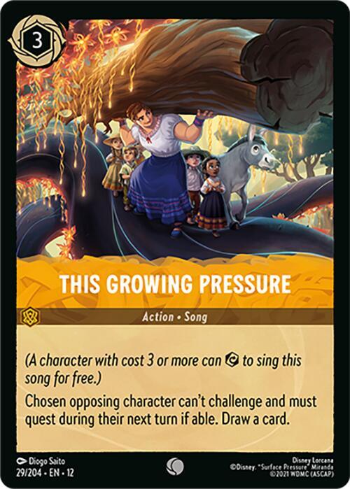 This Growing Pressure  [Cold Foil] (Wilds Unknown)(12-29/204)(C)