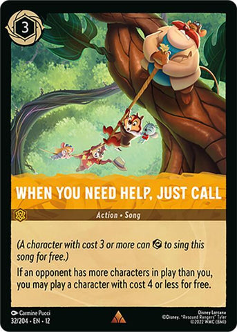 When You Need Help, Just Call  [Cold Foil] (Wilds Unknown)(12-32/204)(R)