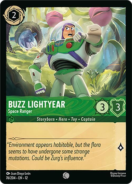 Buzz Lightyear - Space Ranger (Wilds Unknown)(12-76/204)(C)