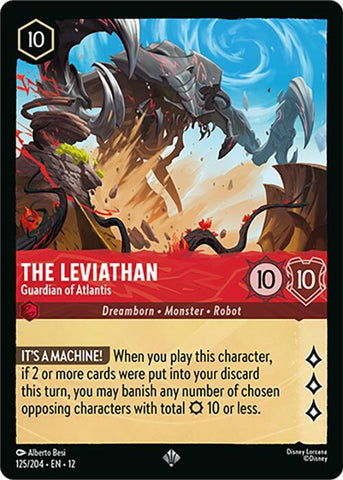 The Leviathan - Guardian of Atlantis  [Cold Foil] (Wilds Unknown)(12-125/204)(SR)