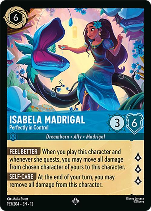 Isabela Madrigal - Perfectly in Control (Wilds Unknown)(12-153/204)(SR)